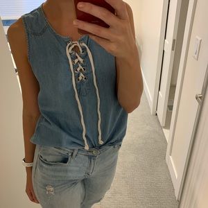 Denim tank